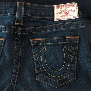 Vintage TRUE RELIGION Stella Low-Rise Skinny Jeans 27 sz 4
